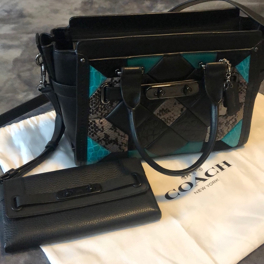 COPY - COPY - Coach Exotic Canyon Quilt Bag
